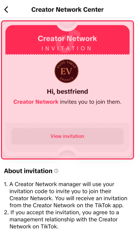 How to Accept an Agency invitation